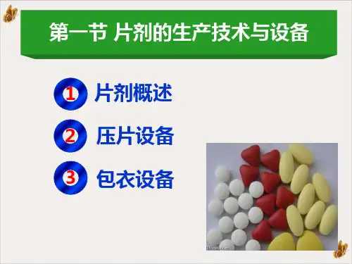 片剂工艺技术PPT课件(模板)