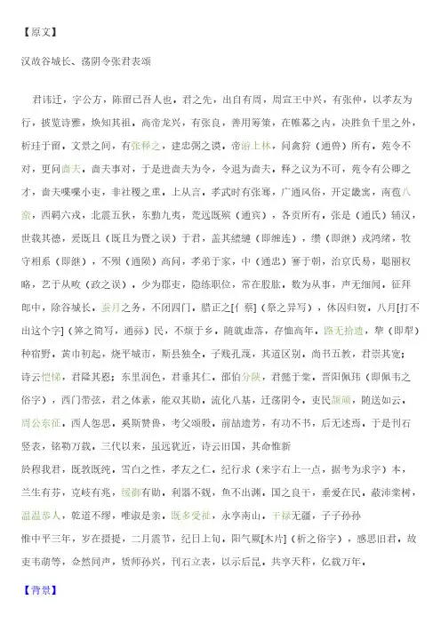 [VIP专享]张迁碑释文