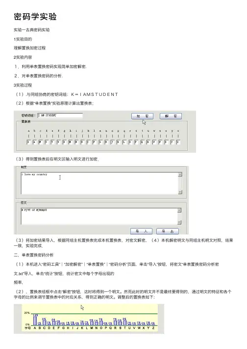 密码学实验——精选推荐