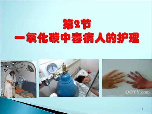 一氧化碳中毒病人的护理ppt课件