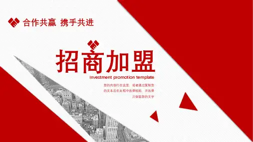 商业计划书—招商融资PPT模板