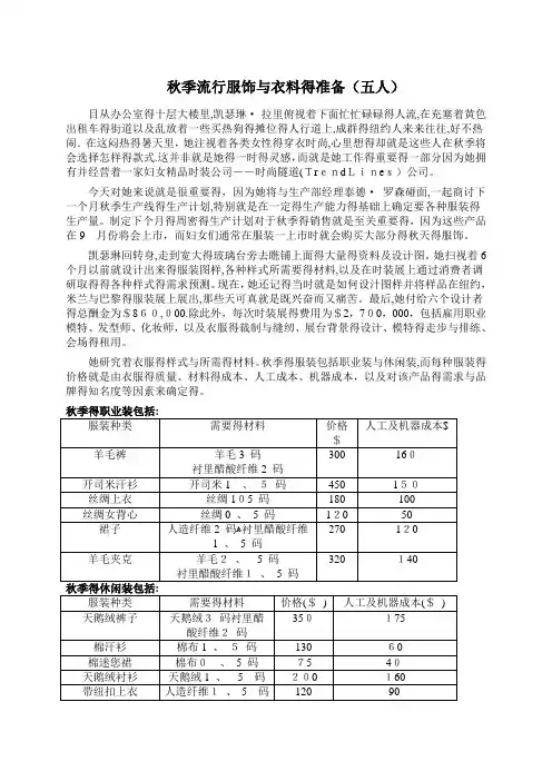 《管理运筹学》案例分析报告