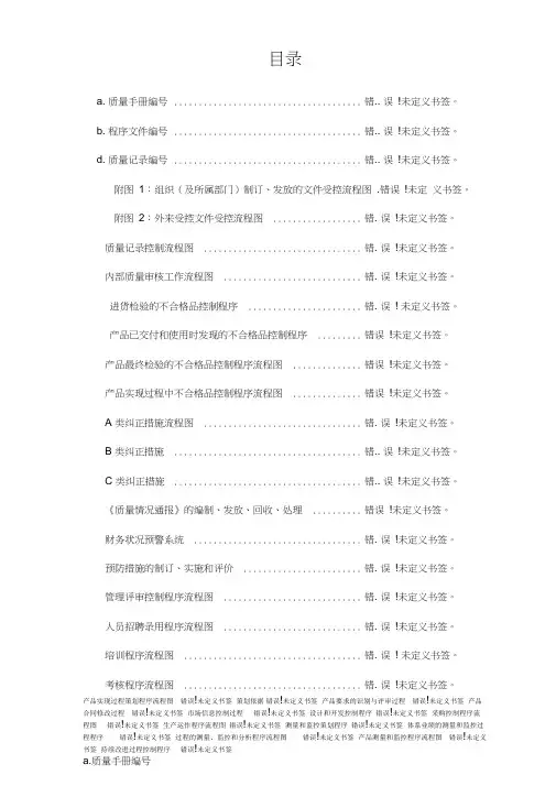 程序文件流程图