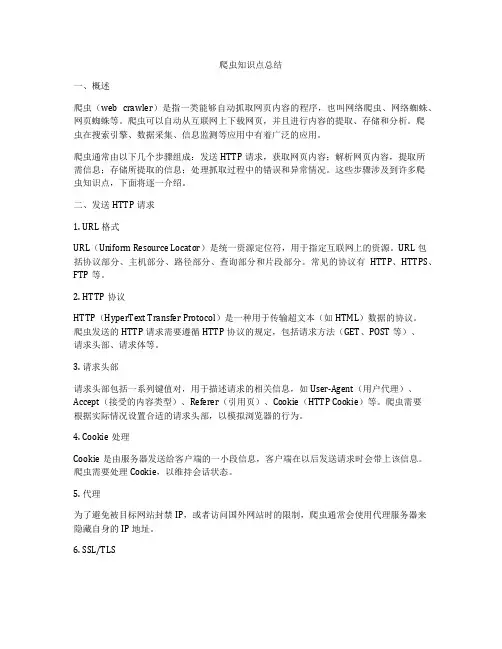 爬虫知识点总结
