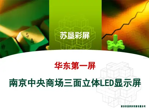 华东第一屏-南京中央商场LED大屏