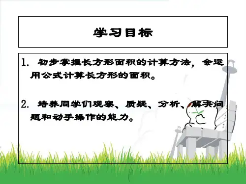 长方形面积的计算课件ppt