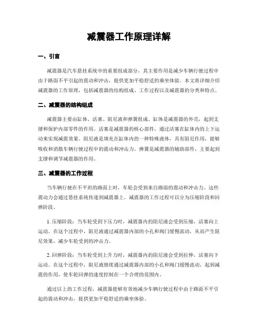 减震器工作原理详解