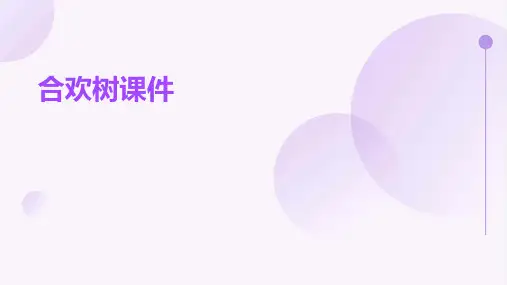 合欢树课件