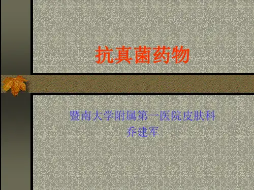 抗真菌药物.