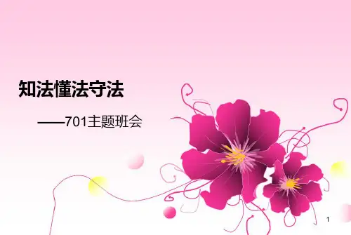 知法懂法守法课件PPT