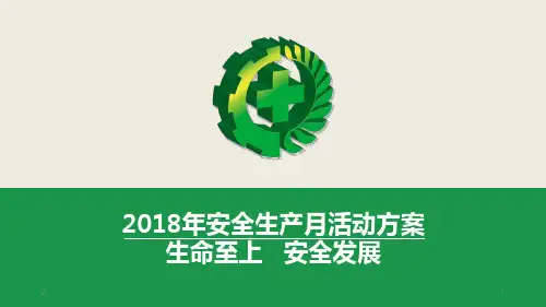 18年安全月活动方案PPT幻灯片