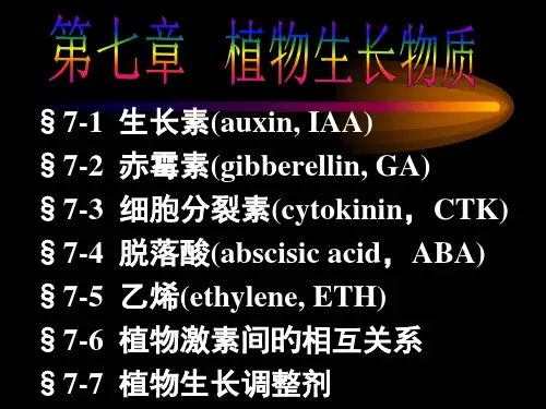植物生长物质