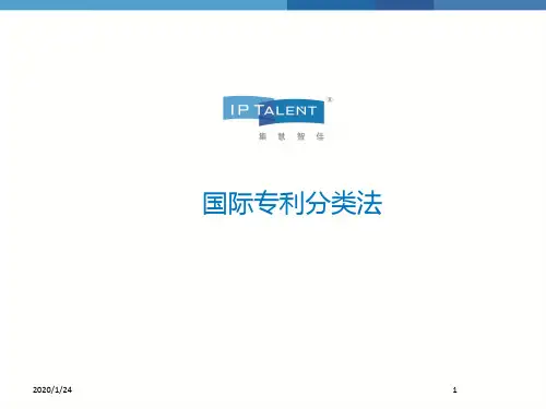 国际专利分类法-22页文档资料