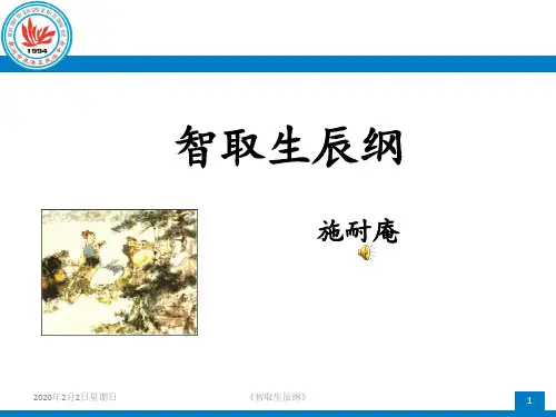 《智取生辰纲》ppt课件 (3)(部编人教版九年级语文上册第21课)