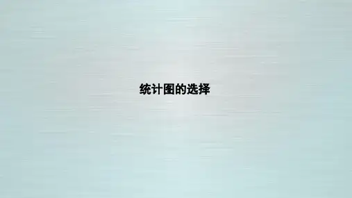 北师大版数学六年级上册《统计图的选择》习题课件