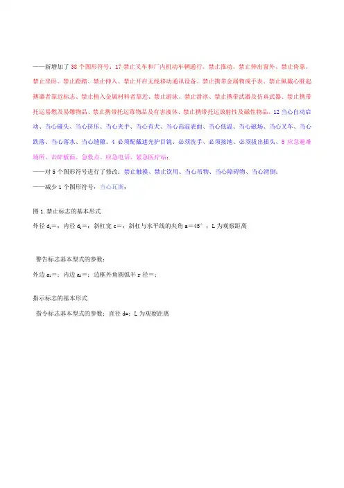 安全标志大全图片gb2894-2017