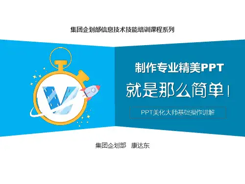 PPT美化大师基础操作讲解