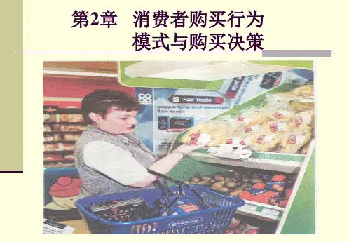 第2章消费者购买行为模式与购买决策