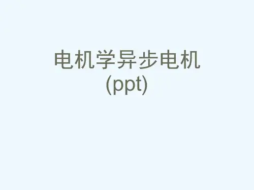 电机学异步电机(ppt)
