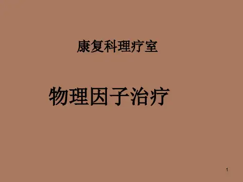 物理因子治疗PPT课件