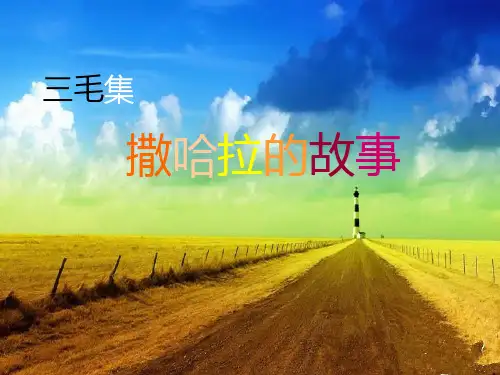 好书推荐：《撒哈拉的故事》精品PPT课件