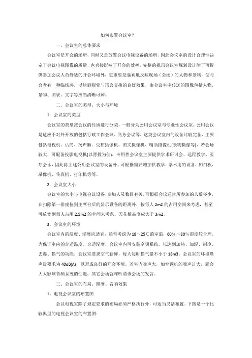 如何布置会议室