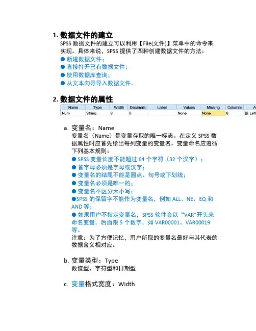 SPSS基础2