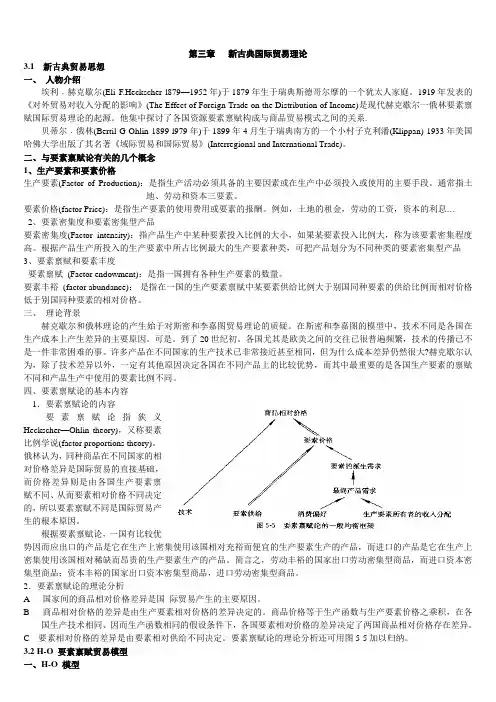 第三章 1  新古典国际贸易理论