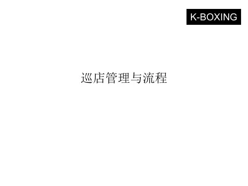 巡店管理与流程图