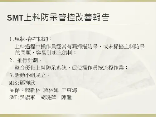 SMT上料防呆管控改善报告