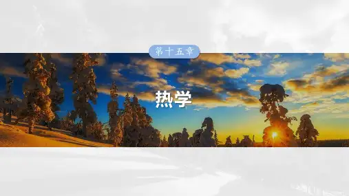 2025高考物理总复习分子动理论内能固体和液体