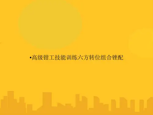 高级钳工技能训练六方转位组合锉配PPT优秀版资料