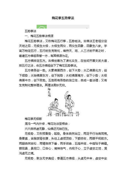 梅花拳五势拳法
