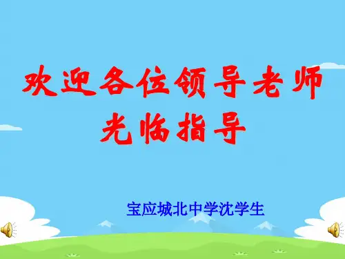 初中作文指导：让你笔下的人物活起来——人物的外貌描写ppt优秀作文