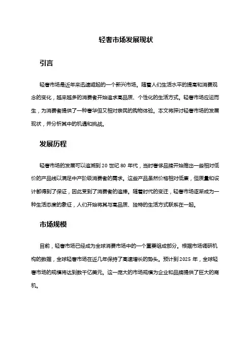 2024年轻奢市场发展现状