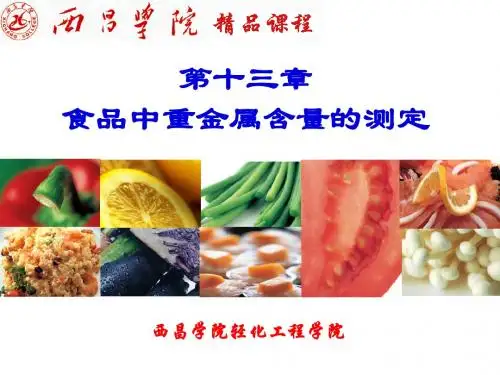 第十三章食品中重金属含量的测定-PPT课件