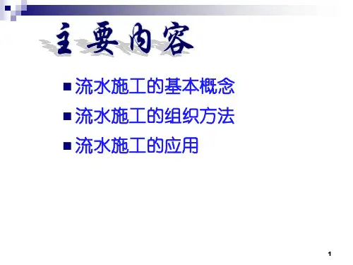 工程施工横道图ppt课件