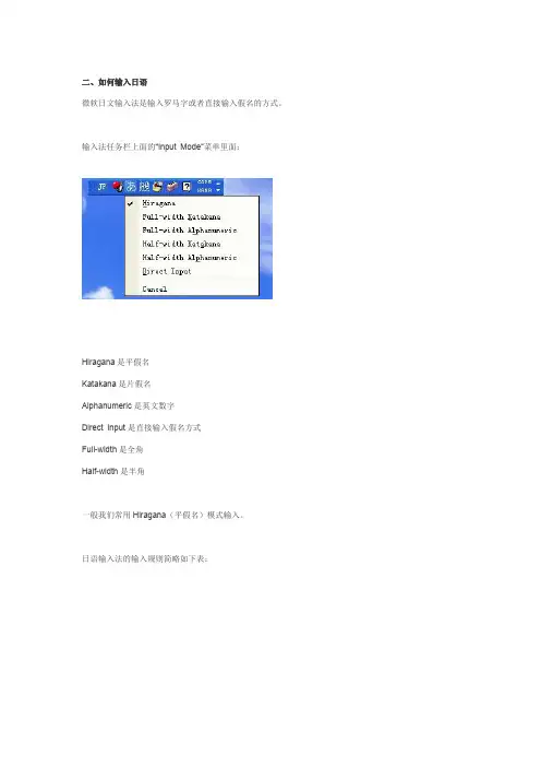 日语打字软件教程