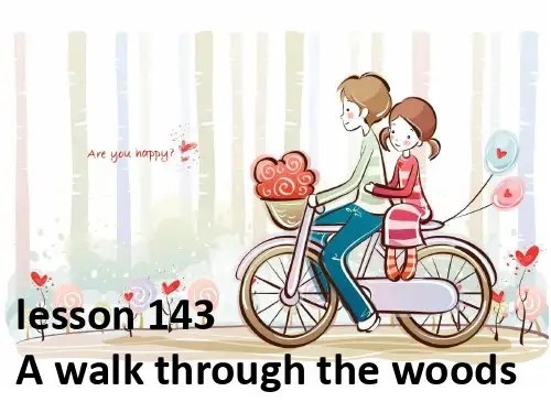 新概念一册lesson_143课