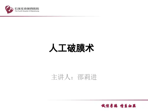 人工破膜术 ppt课件