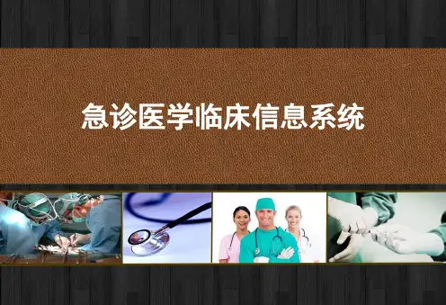 急诊临床信息系统-PPT