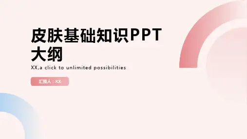 皮肤基础知识ppt