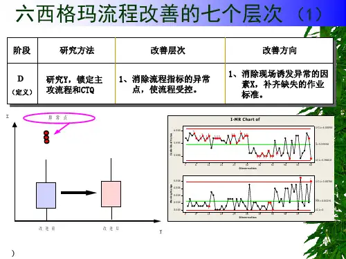 六西格马的7个实施层次(PPT 7页)