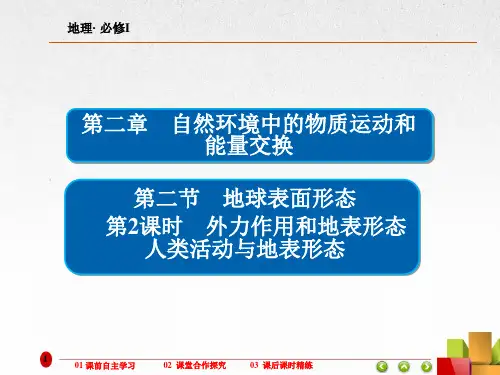 高中地理《外力作用和地表形态 人类活动与地表形态》课件