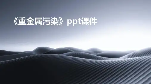 《重金属污染》课件