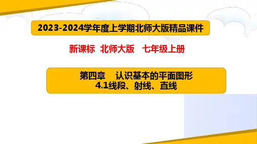 线段、射线、直线课件