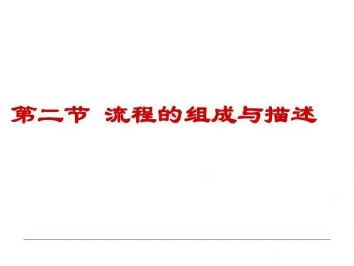 7.2流程的组成与描述