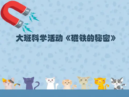 《磁铁的秘密》幼儿园大班科学PPT课件