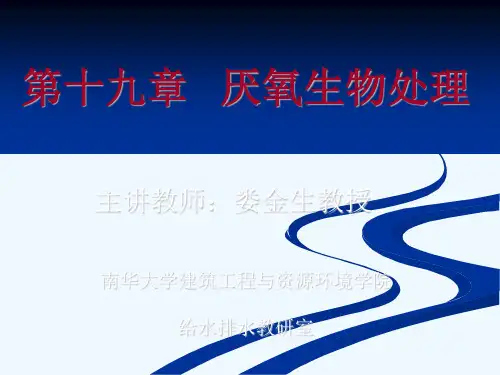 第十九章 厌氧生物处理PPT课件