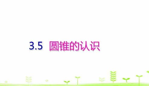 人教版《圆锥的认识》公开课课件1(共21张PPT)